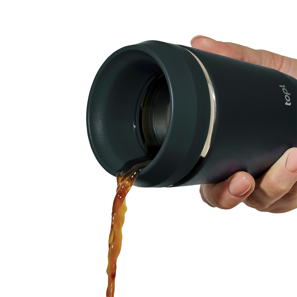 Miniature 4 pour Mug 235 ml avec couvercle 360 en acier recyclé Topl