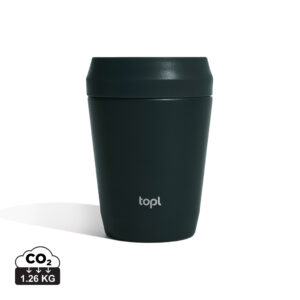 Visuel Mug 235 ml avec couvercle 360 en acier recyclé Topl