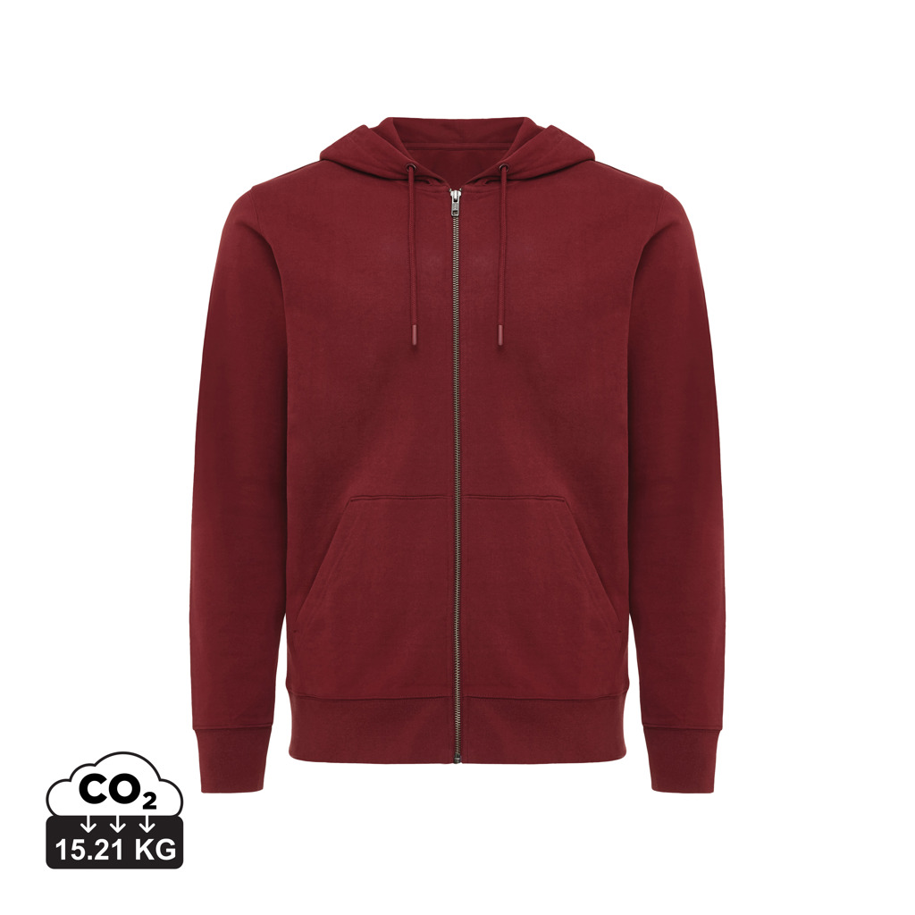 Miniature 17 pour Sweat à capuche avec zip en coton recyclé Iqoniq Abisko