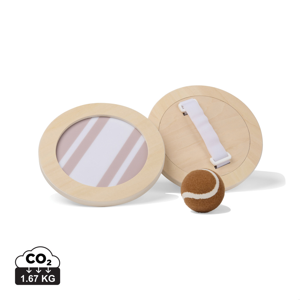 Miniature 1 pour VINGA Jeu de raquettes scratch avec balle