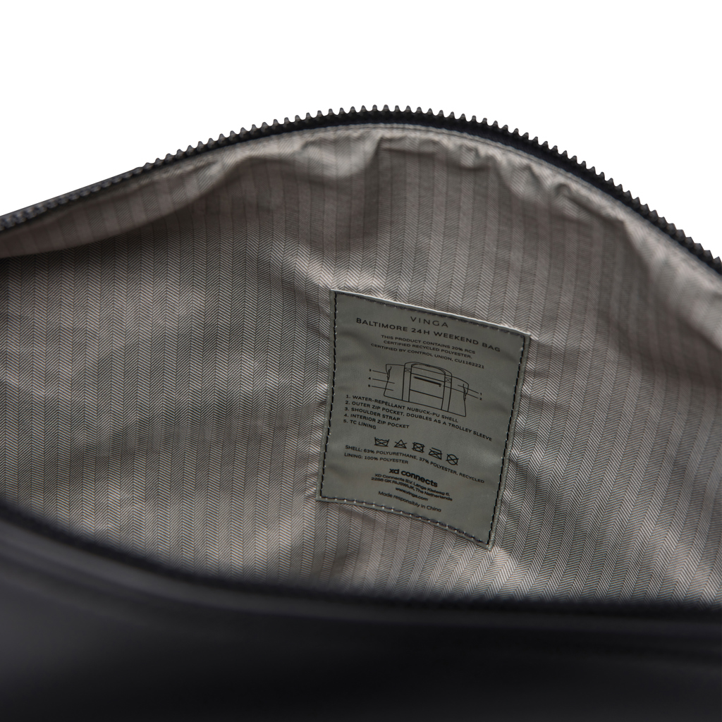 Miniature 6 pour VINGA Sac week-end 24h RCS Baltimore