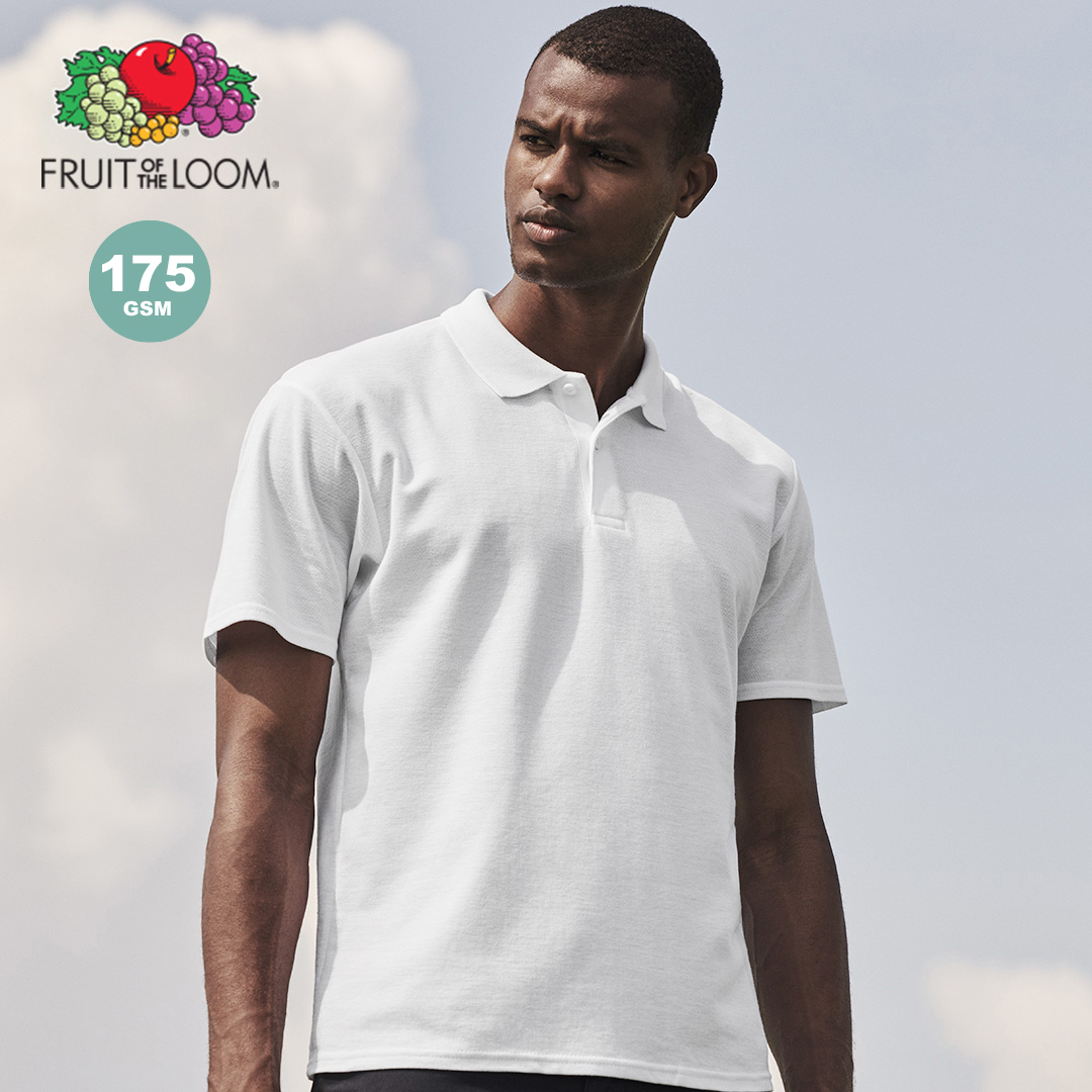 Miniature 6 pour Polo Adulte Blanc Nuwilidu - personnalisable