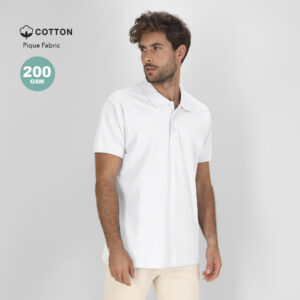 Visuel Polo Adulte Blanc Wuta - personnalisable