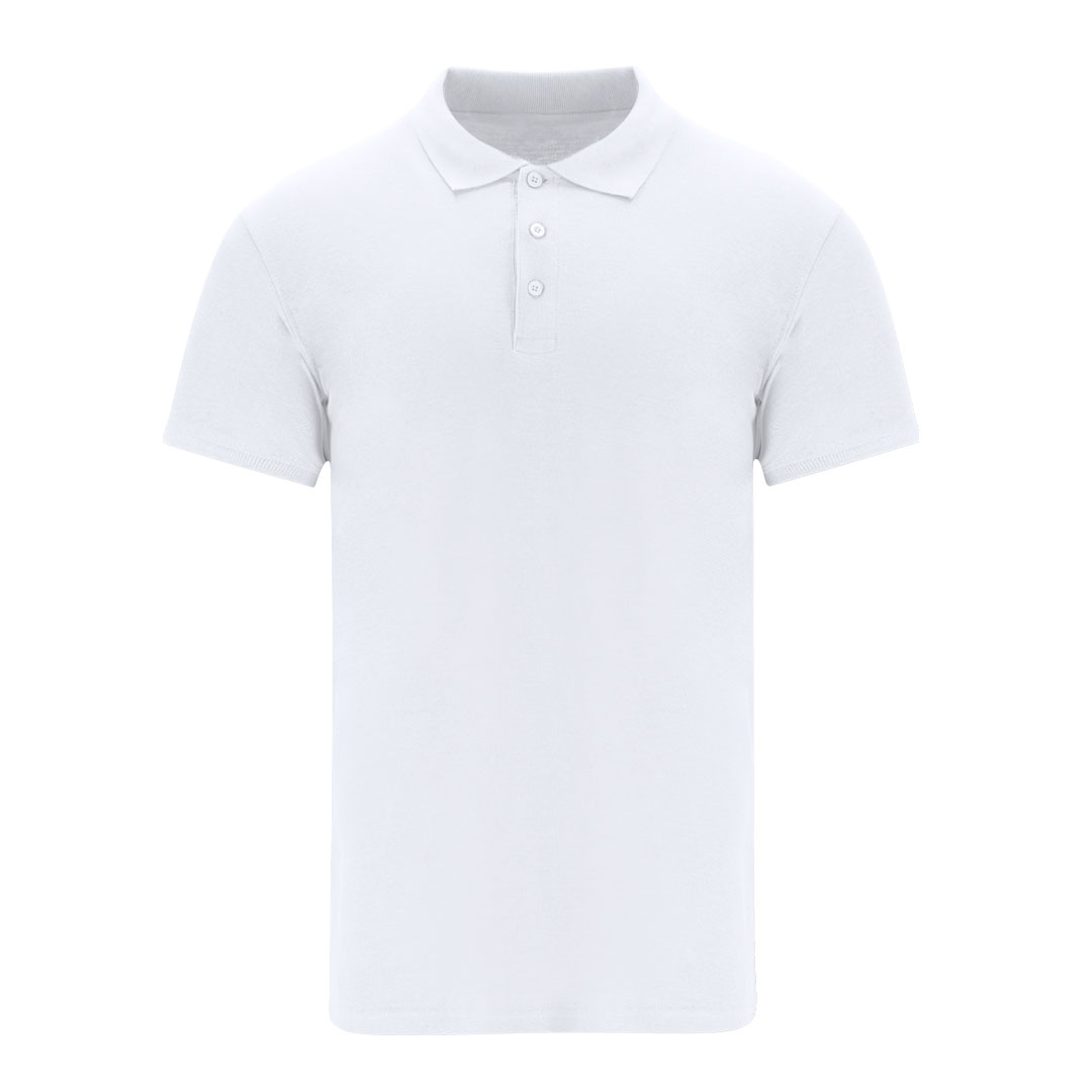 Miniature 3 pour Polo Adulte Blanc Wuta - personnalisable
