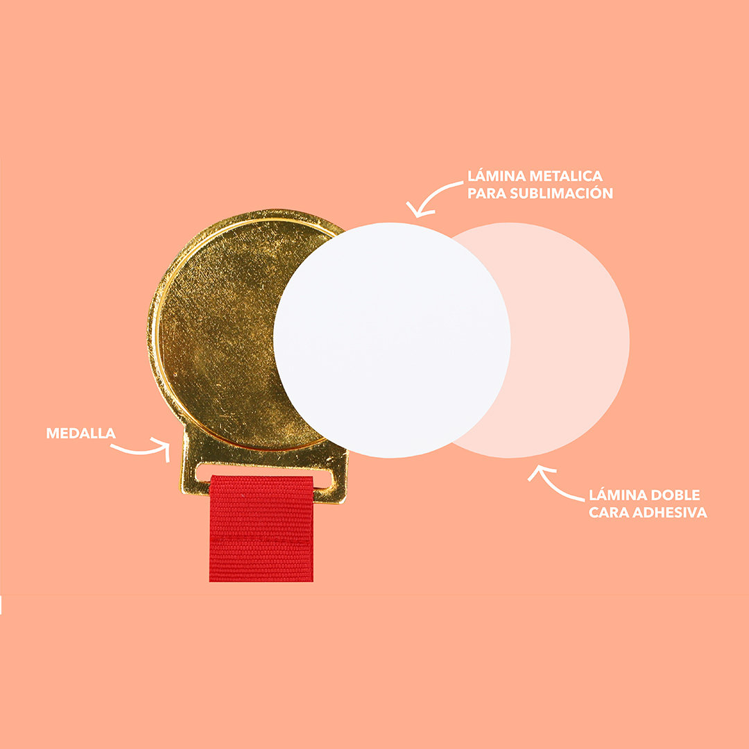 Miniature 4 pour Médaille Sublimation Ditiporu - personnalisable