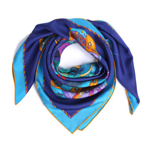 Visuel Foulard en soie personnalisable 70x70cm