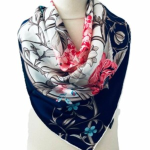 Visuel Foulard imitation soie personnalisable 70x70cm