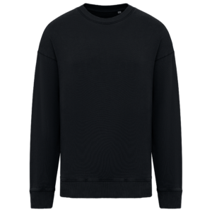 Visuel Sweat-shirt écoresponsable à col rond délavé oversize unisexe