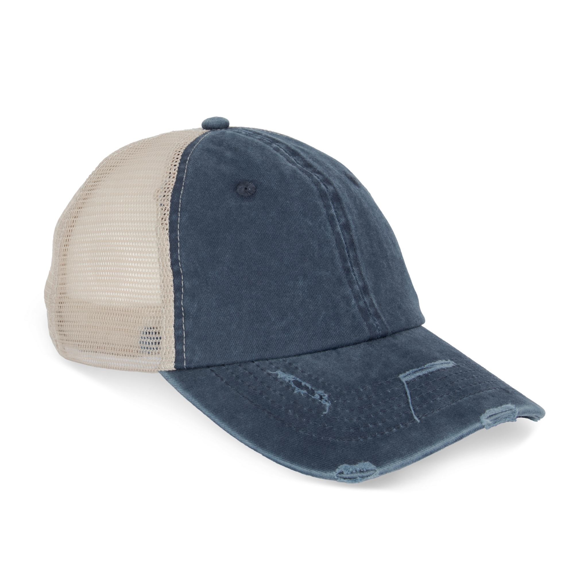 Miniature 4 pour Casquette trucker écoresponsable  effet déchiré unisexe