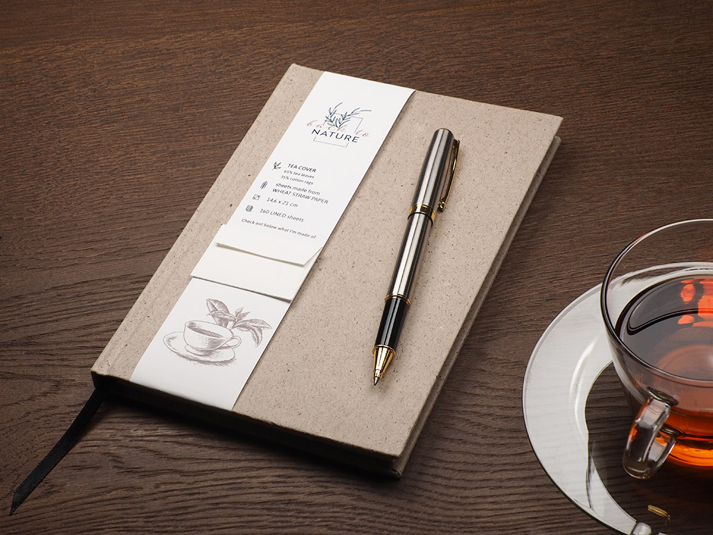 Miniature 1 pour Cahier de thé recyclé 209734034