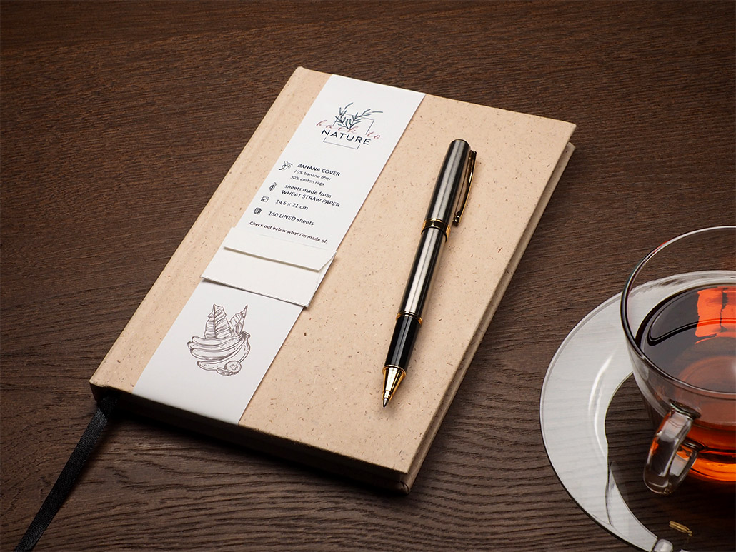 Miniature 1 pour Cahier Banane recyclé 209734210