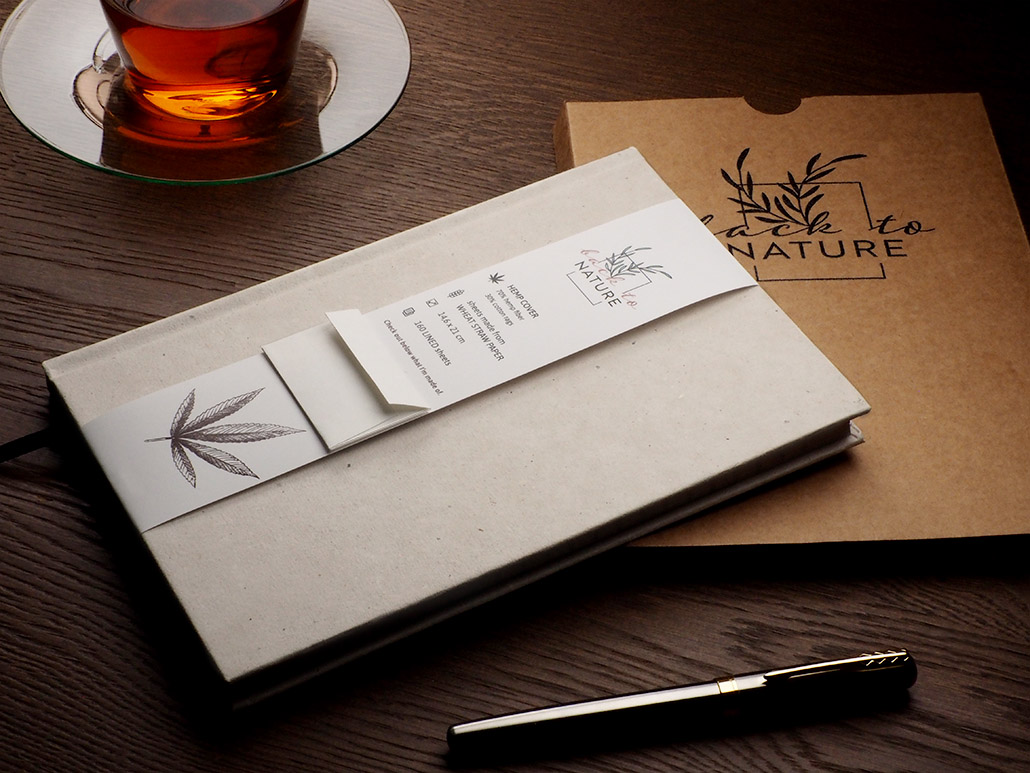 Miniature 8 pour Carnet de notes en chanvre recyclé 209734336