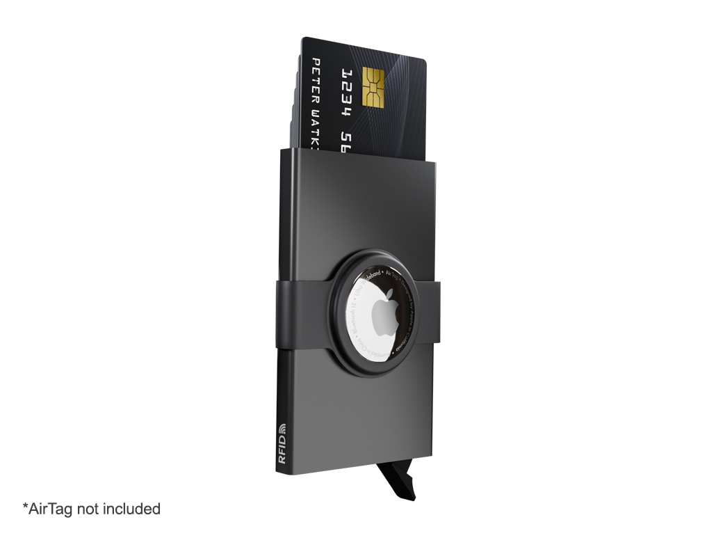 Miniature 1 pour Étui pour cartes de crédit RFID avec support pour AirTag 216310801