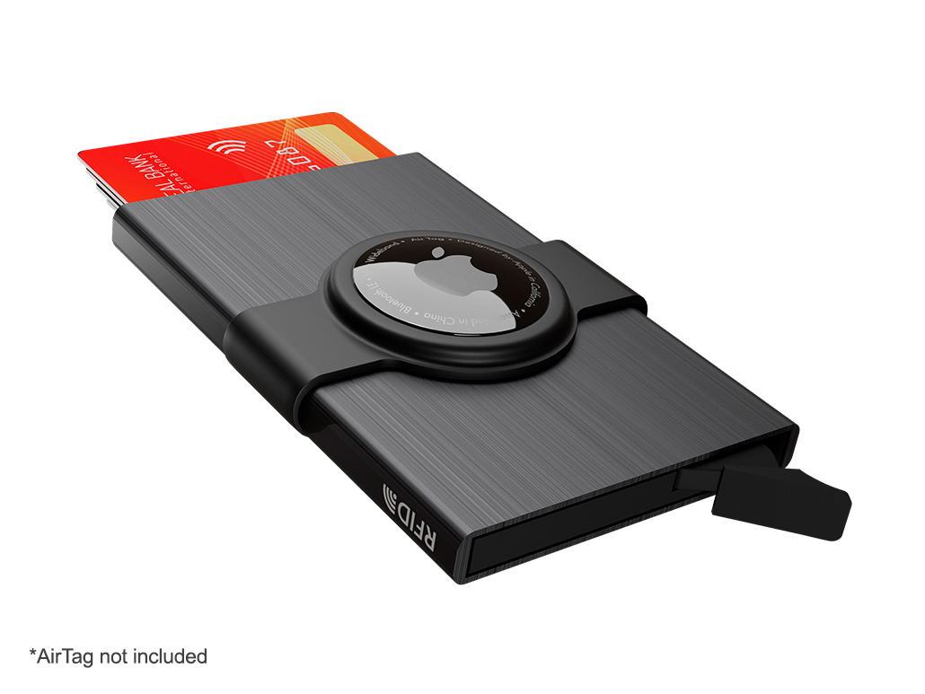 Miniature 4 pour Étui pour cartes de crédit RFID avec support pour AirTag 216315501