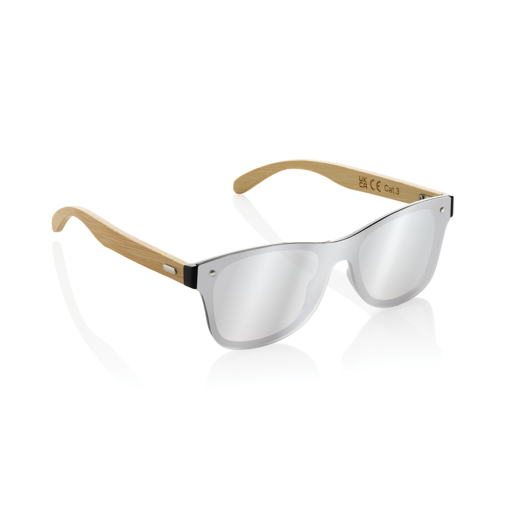 Miniature 2 pour Lunettes de soleil en plastique recyclé RCS et bambou Prism