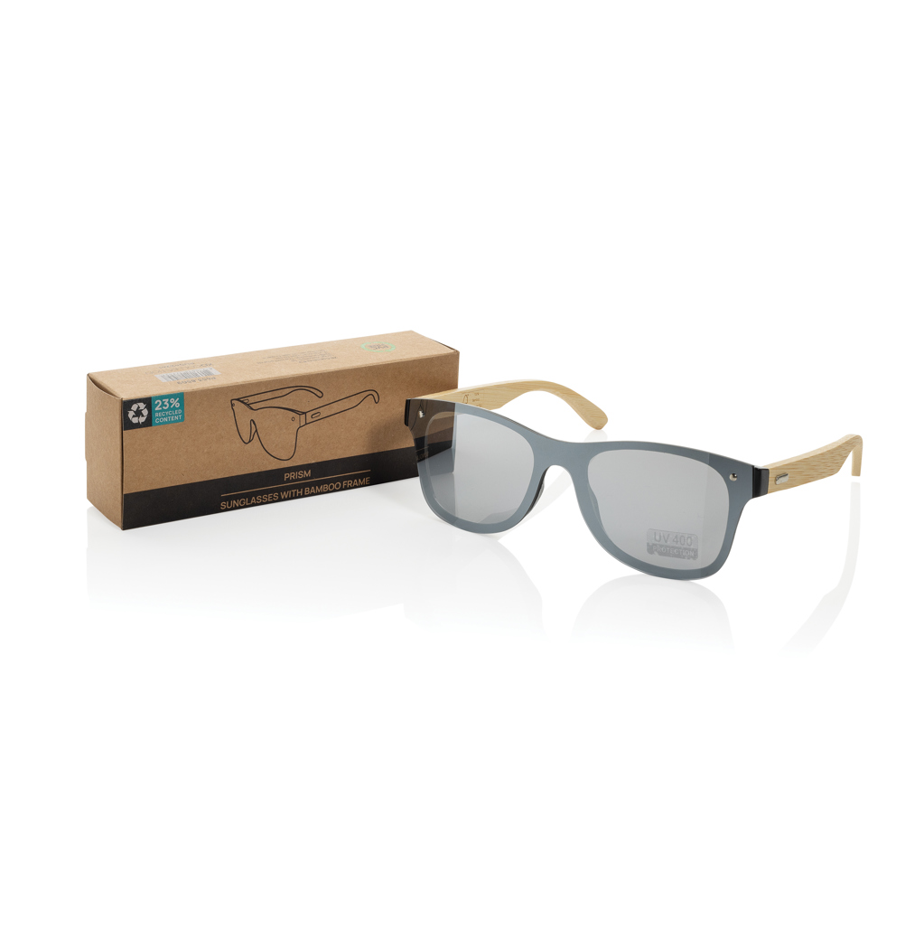 Miniature 9 pour Lunettes de soleil en plastique recyclé RCS et bambou Prism
