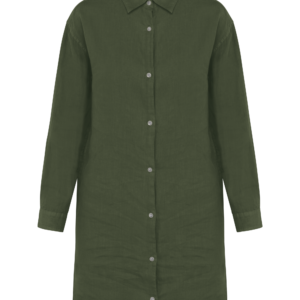 Visuel Robe chemise en lin femme