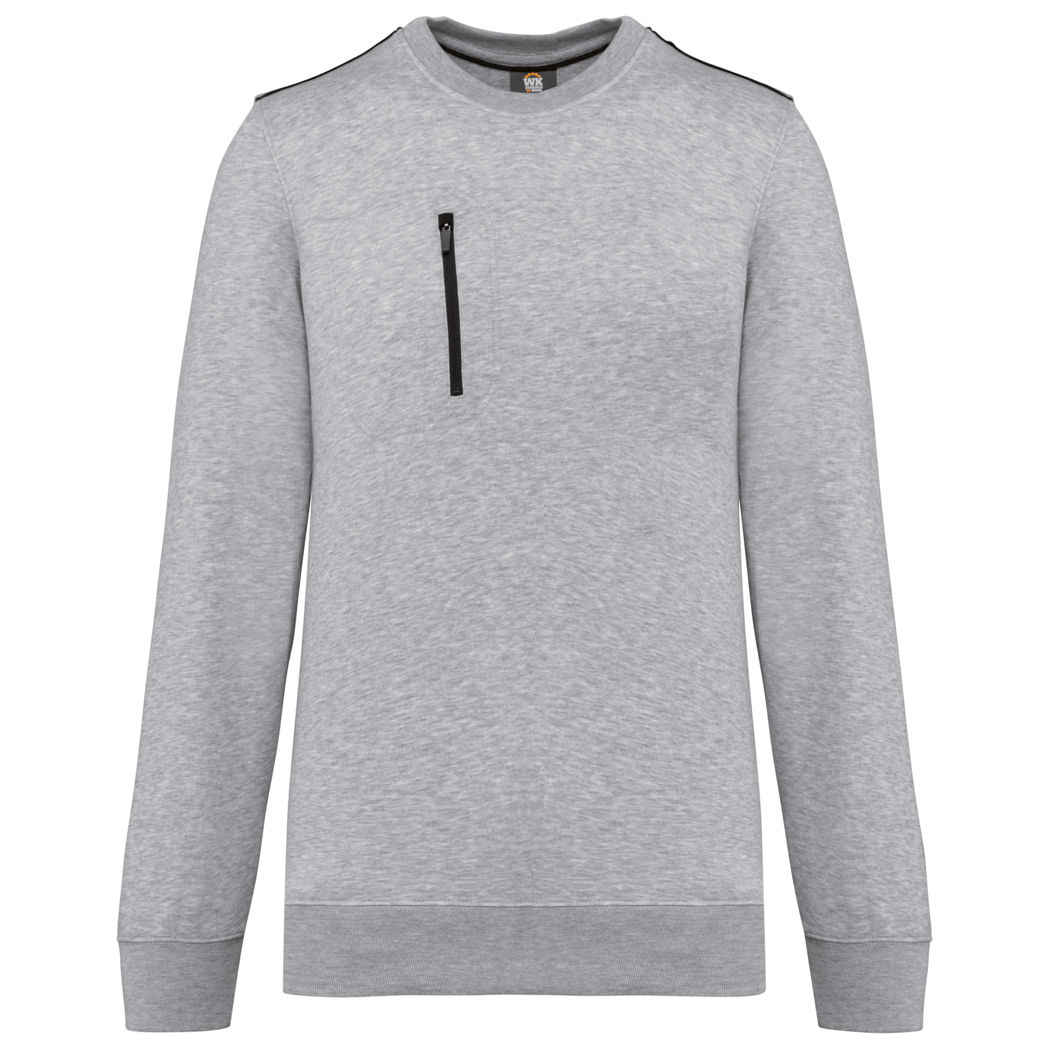 Miniature 33 pour Sweat-shirt Day To Day zip poche contrastée unisexe