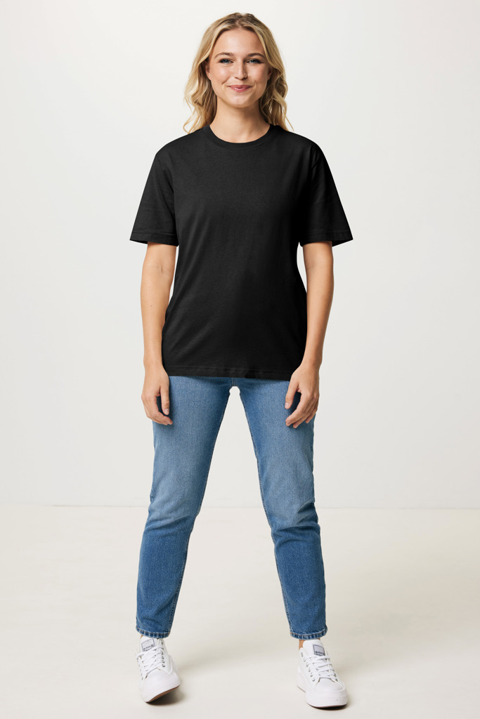 Miniature 5 pour T-shirt coupe boxy en coton recyclé Iqoniq Teide
