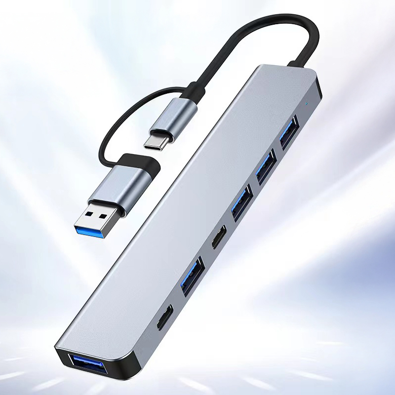 Miniature 2 pour HUB USB Type-C personnalisable – 7 ports, double connectique A + C