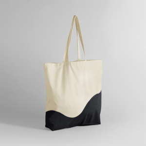 Visuel Sac fourre-tout organique à imprimé tourbillon