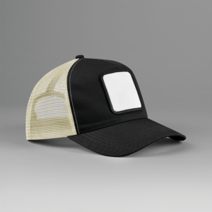 Visuel Casquette trucker 5 panneaux avec patch carré