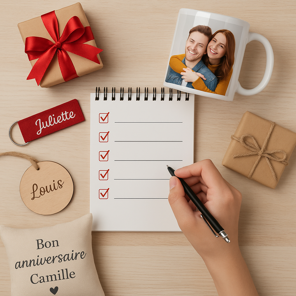 5 conseils pour bien réussir vos commandes de cadeaux personnalisés