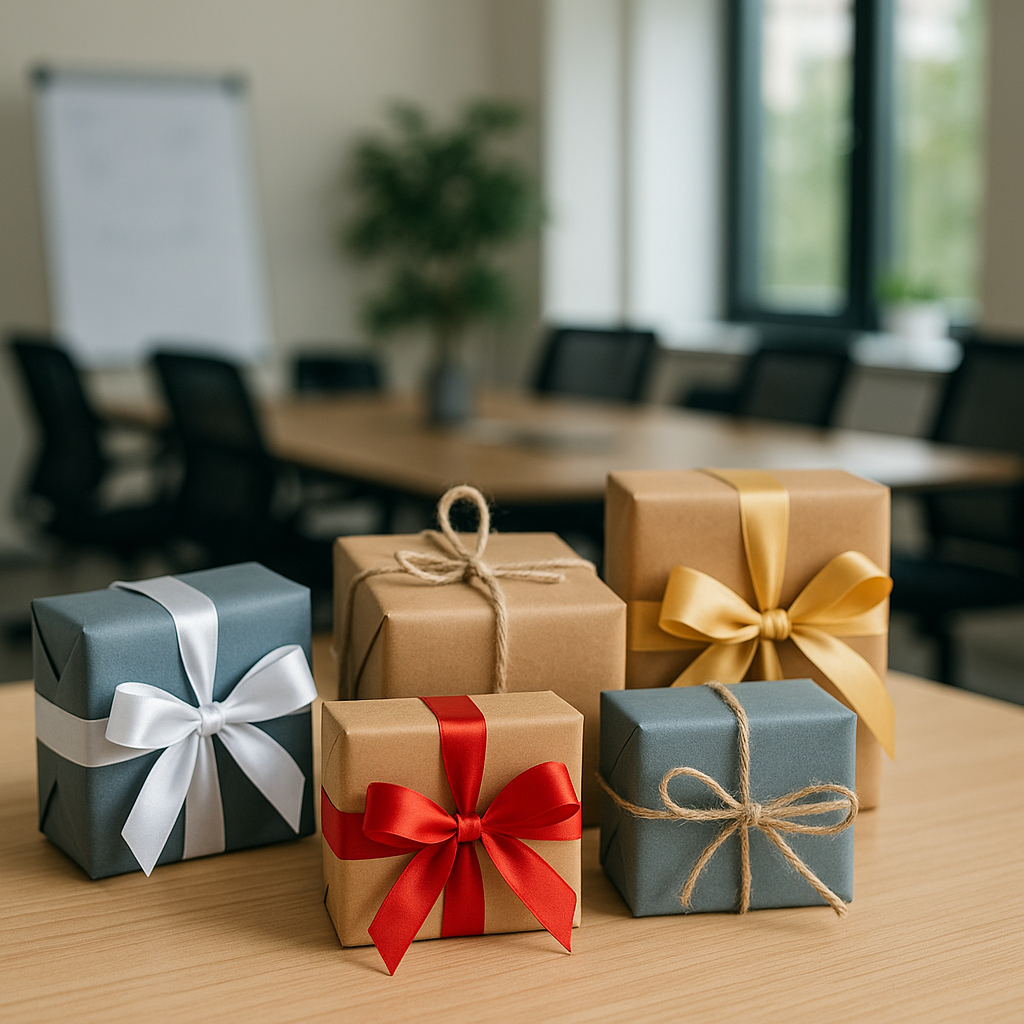 Événements d’entreprise : 5 idées de cadeaux originaux à prévoir
