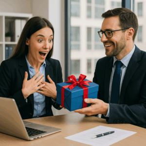 Le pouvoir de la surprise dans les relations commerciales