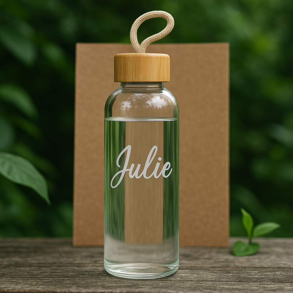 Les gourdes en verre personnalisées pour des campagnes écologiques