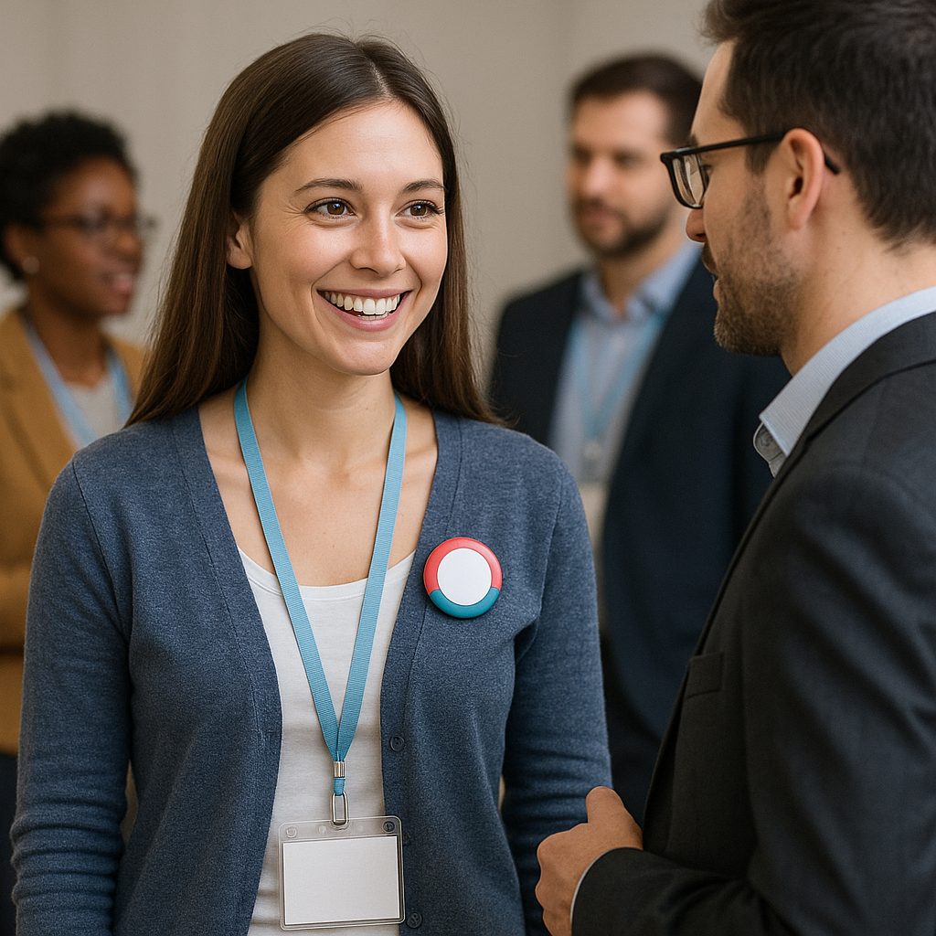 Pourquoi utiliser des badges personnalisés lors d'événements
