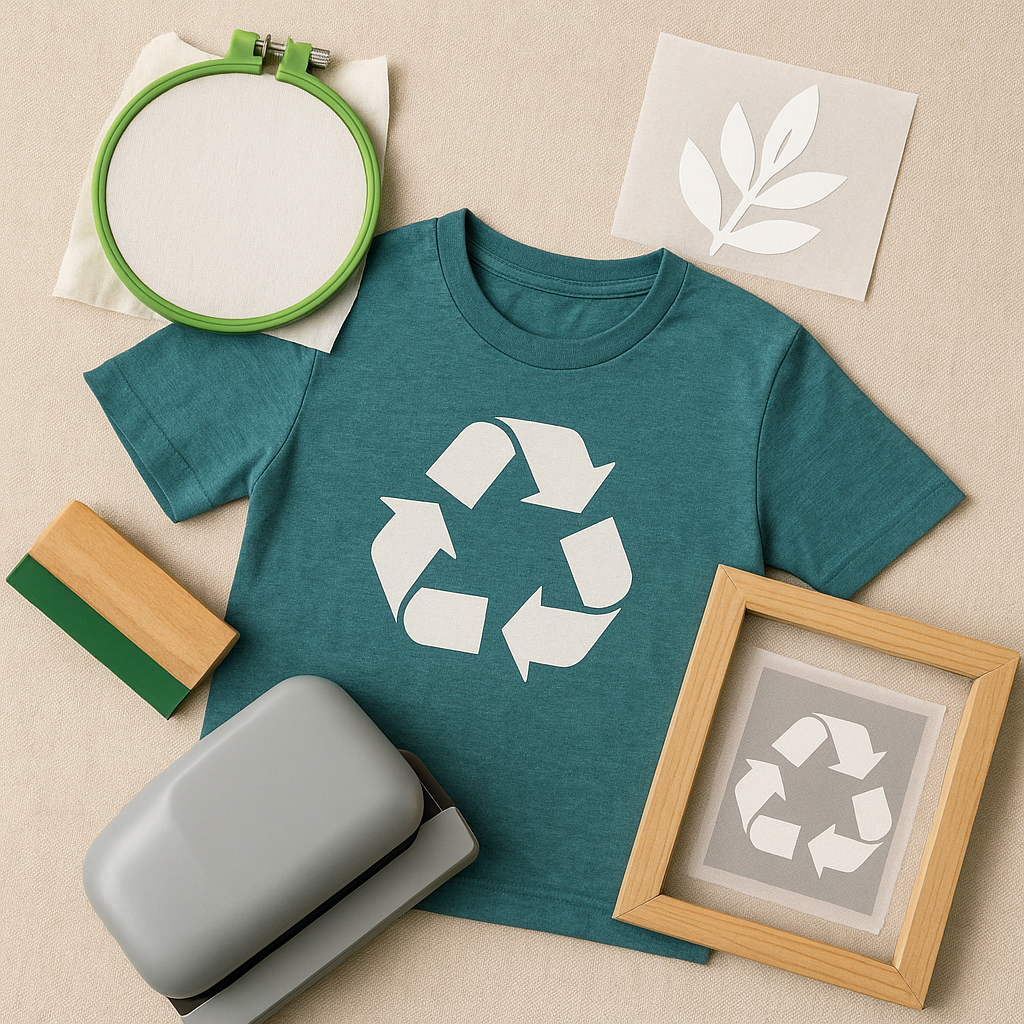 Techniques de personnalisation des textiles recyclés