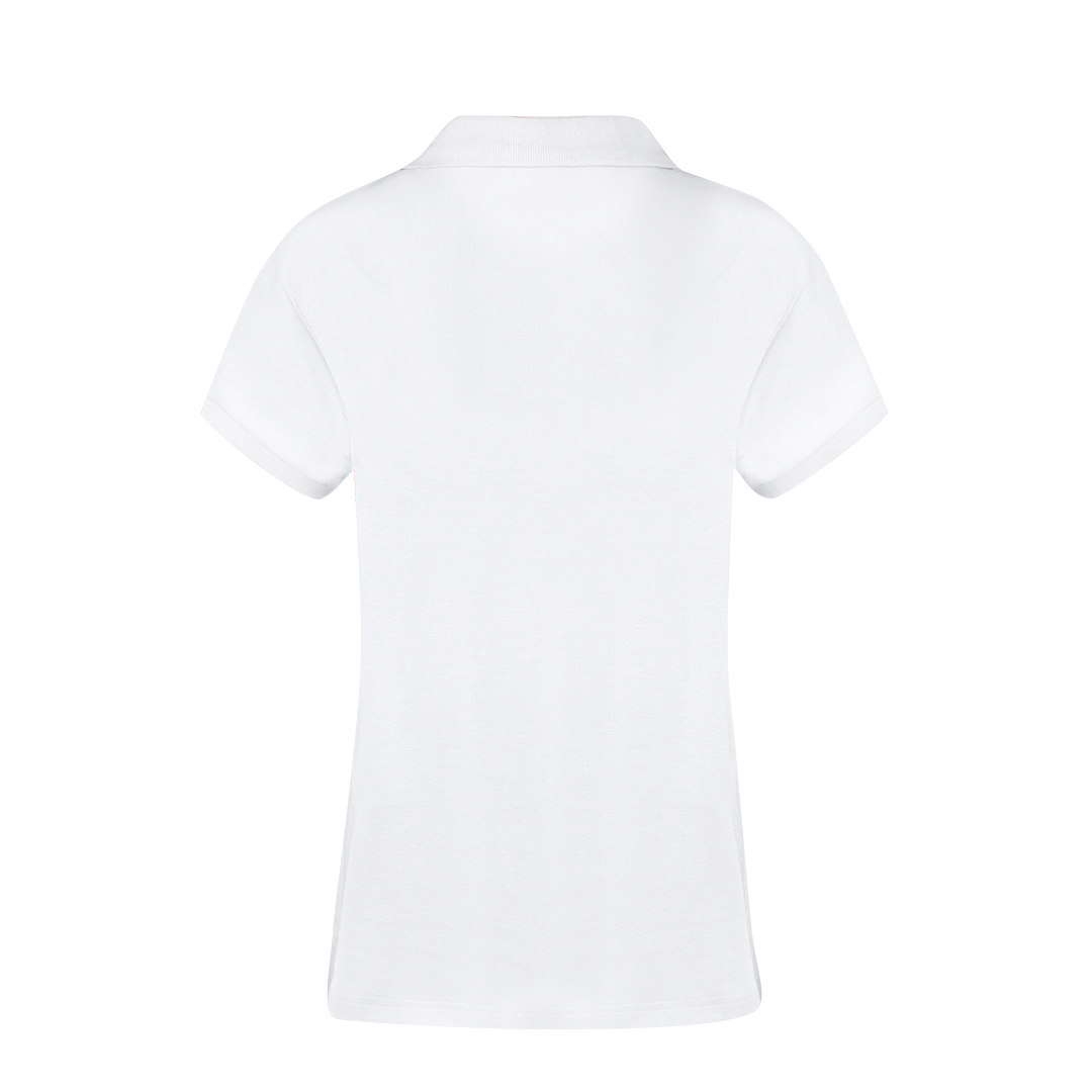 Miniature 3 pour Polo Femme Blanc Kibaso - personnalisable