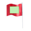 Centré sur le drapeau