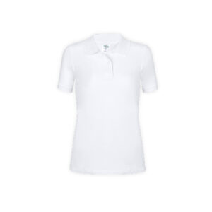 Visuel Polo Femme Blanc "keya" Faxeqi - personnalisable