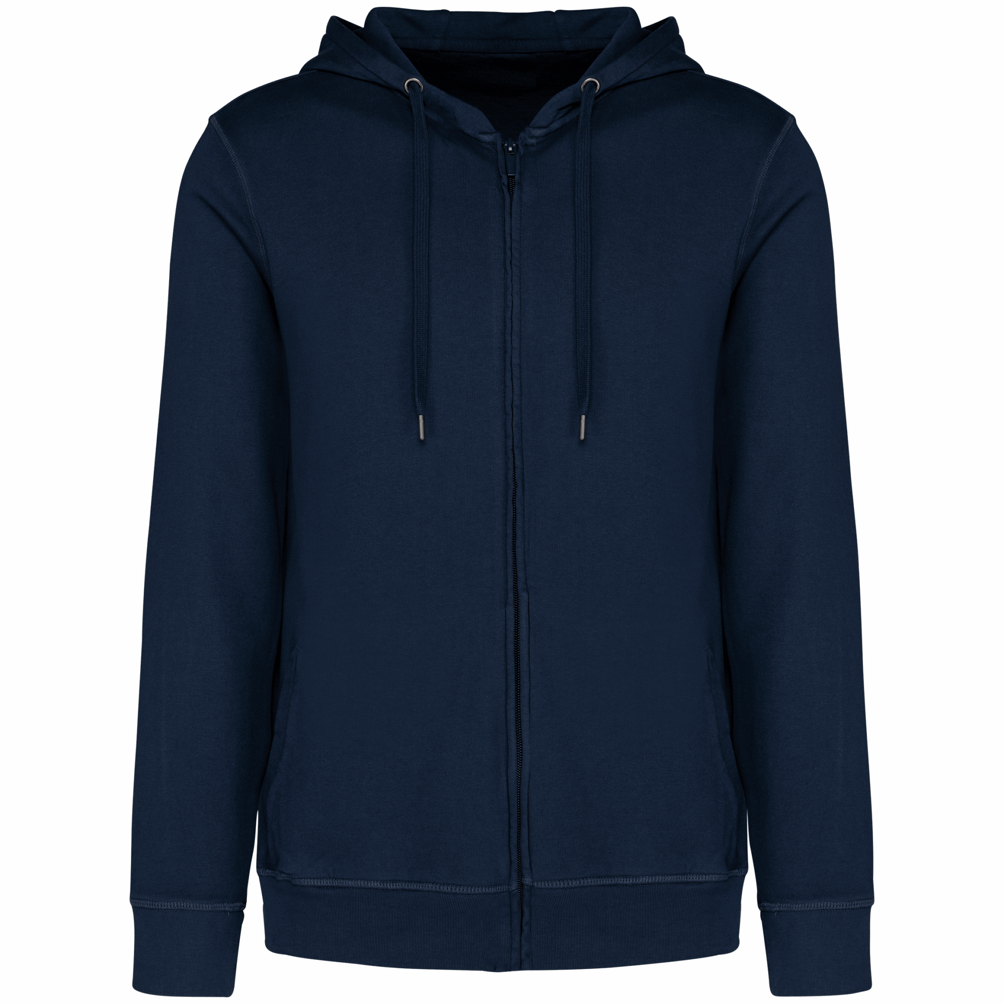 Miniature 12 pour Sweat-shirt écoresponsable zippé à capuche French Terry unisexe