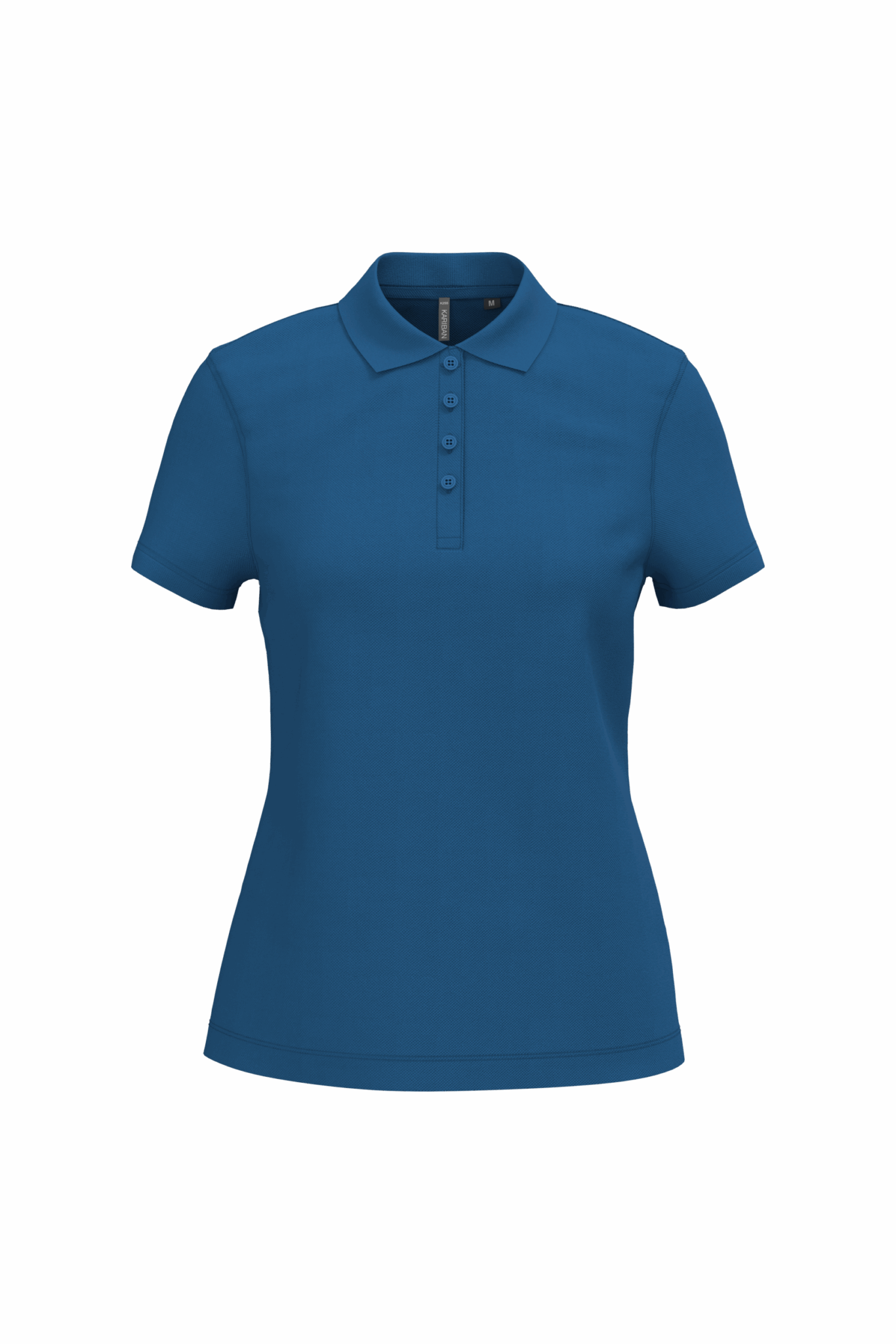 Miniature 20 pour Polo piqué manches courtes femme