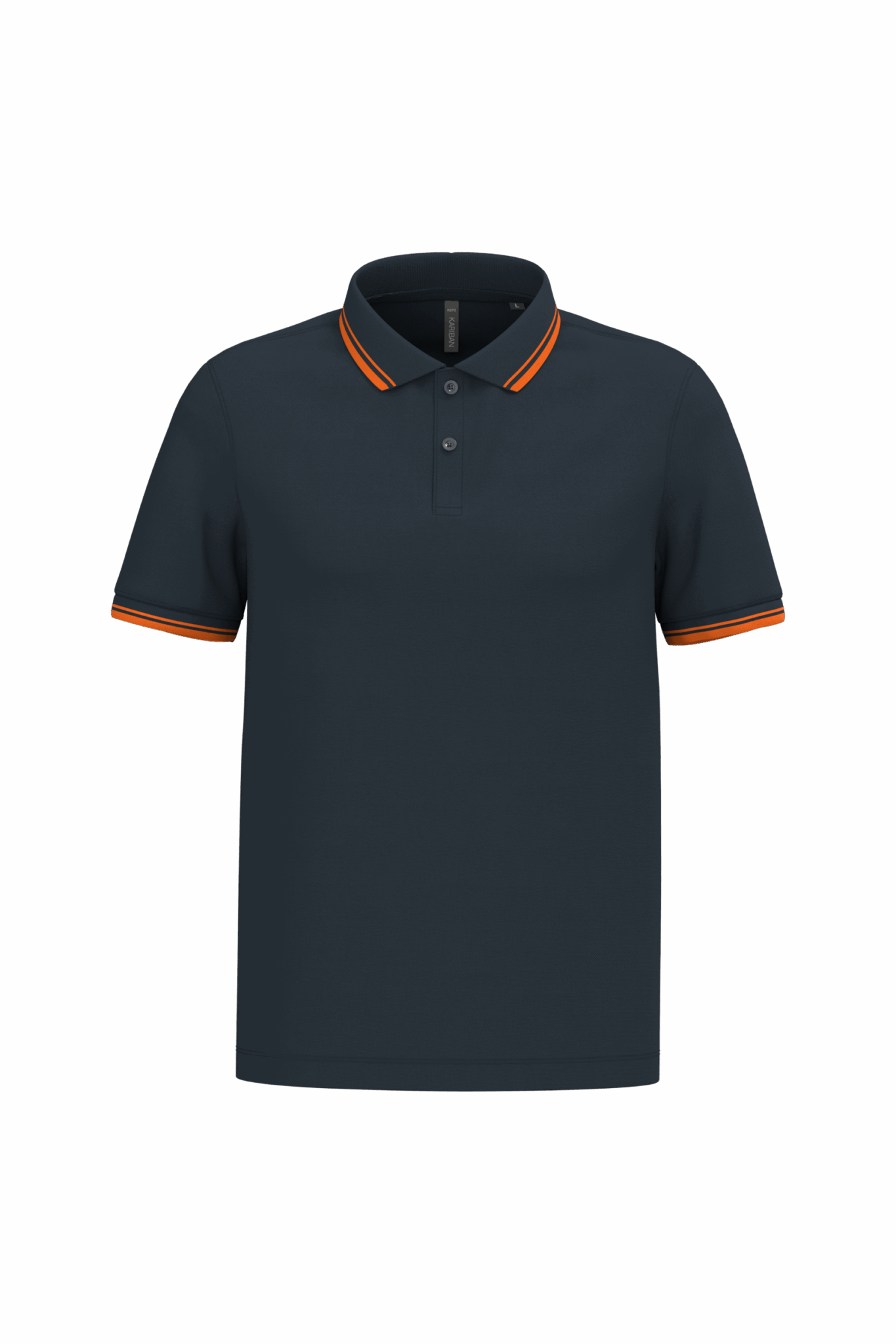 Miniature 24 pour Polo homme manches courtes à liserés contrastés