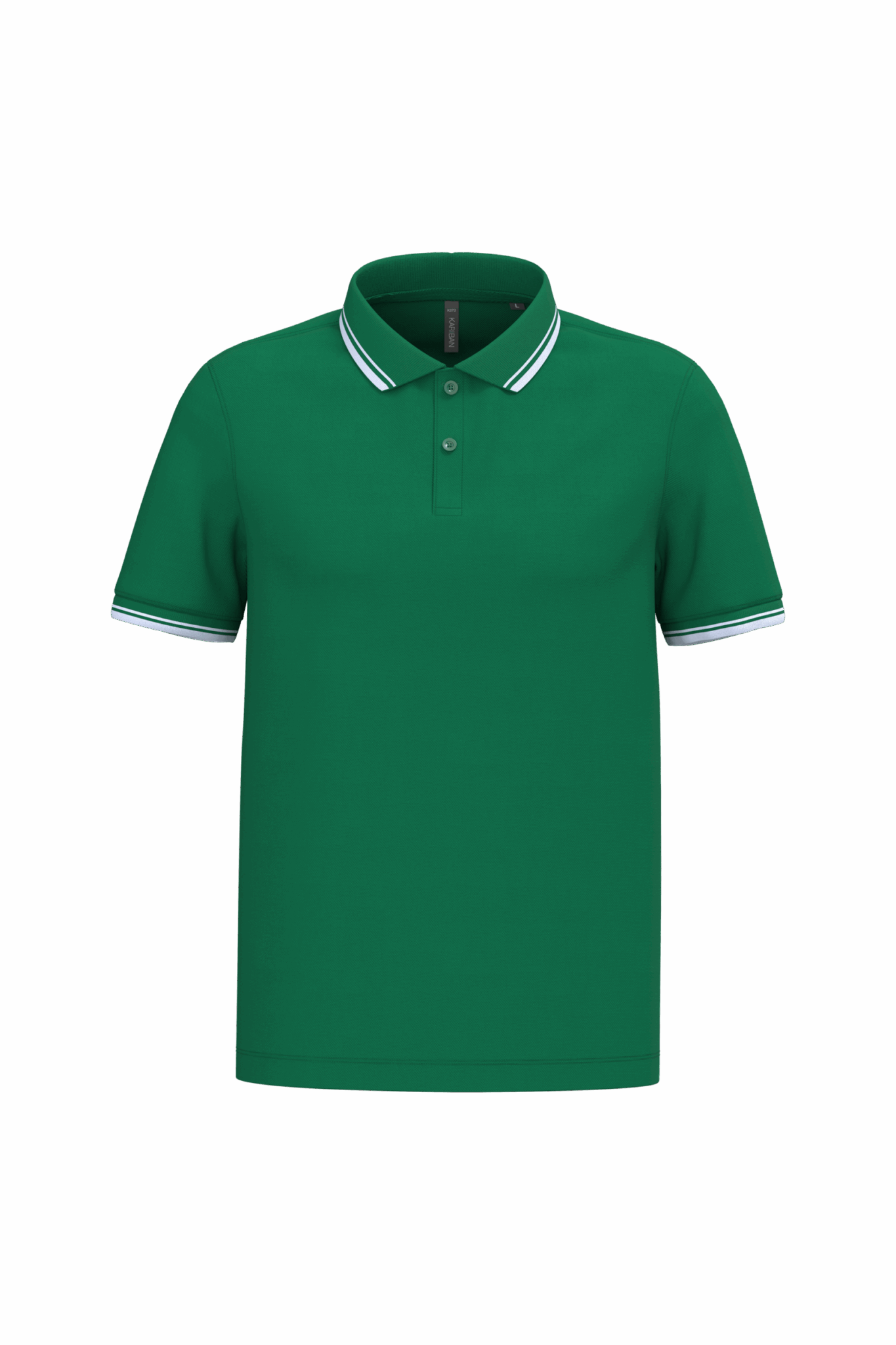 Miniature 23 pour Polo homme manches courtes à liserés contrastés