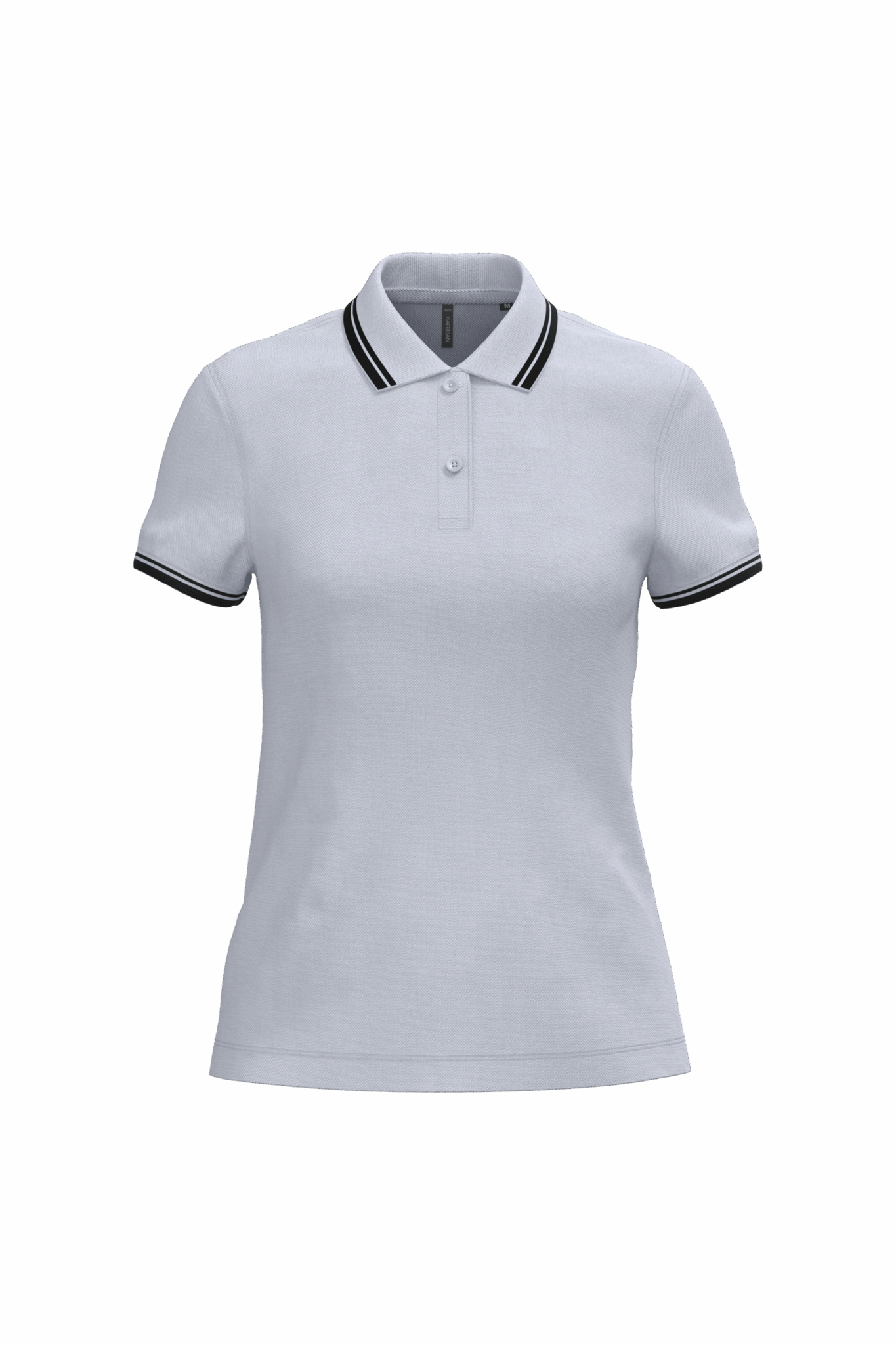 Miniature 26 pour Polo femme manches courtes à liserés contrastés