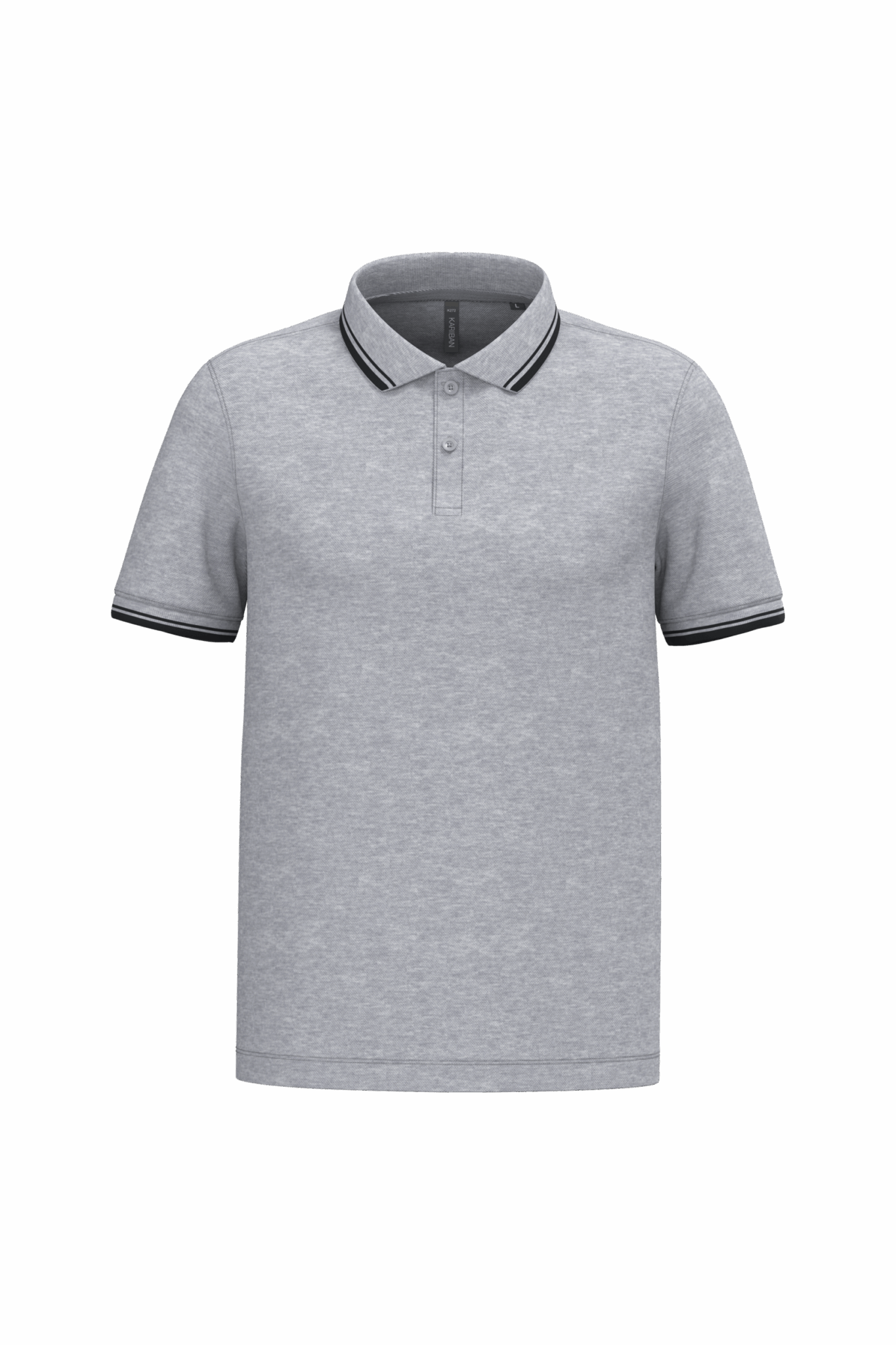Miniature 18 pour Polo homme manches courtes à liserés contrastés