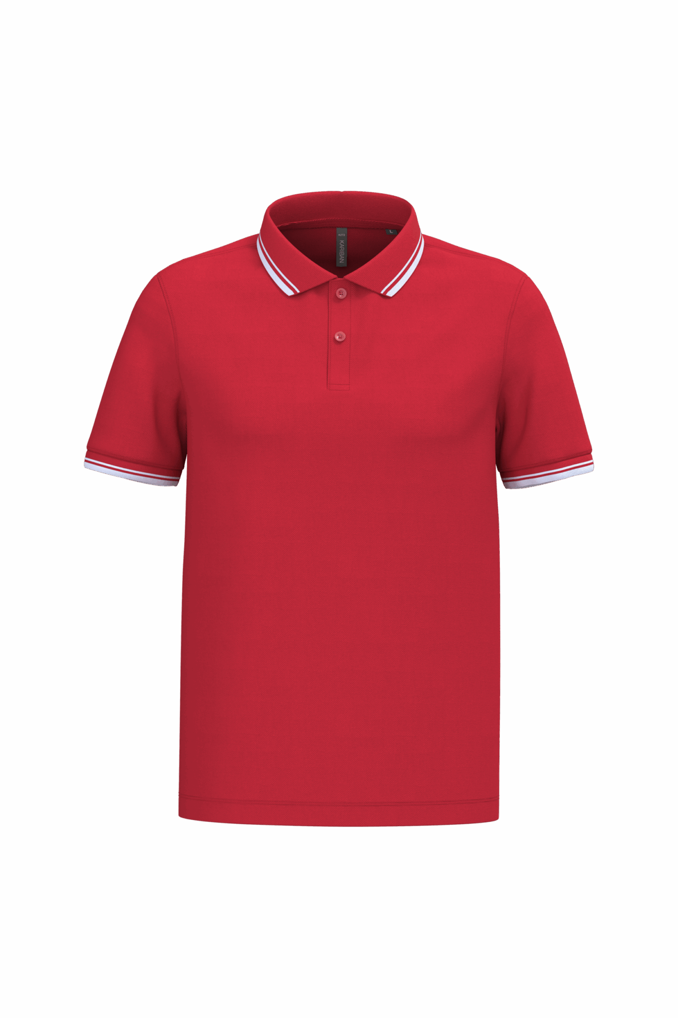 Miniature 19 pour Polo homme manches courtes à liserés contrastés