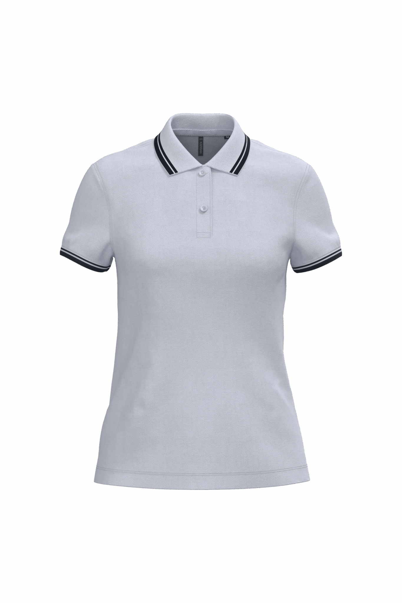 Miniature 21 pour Polo femme manches courtes à liserés contrastés