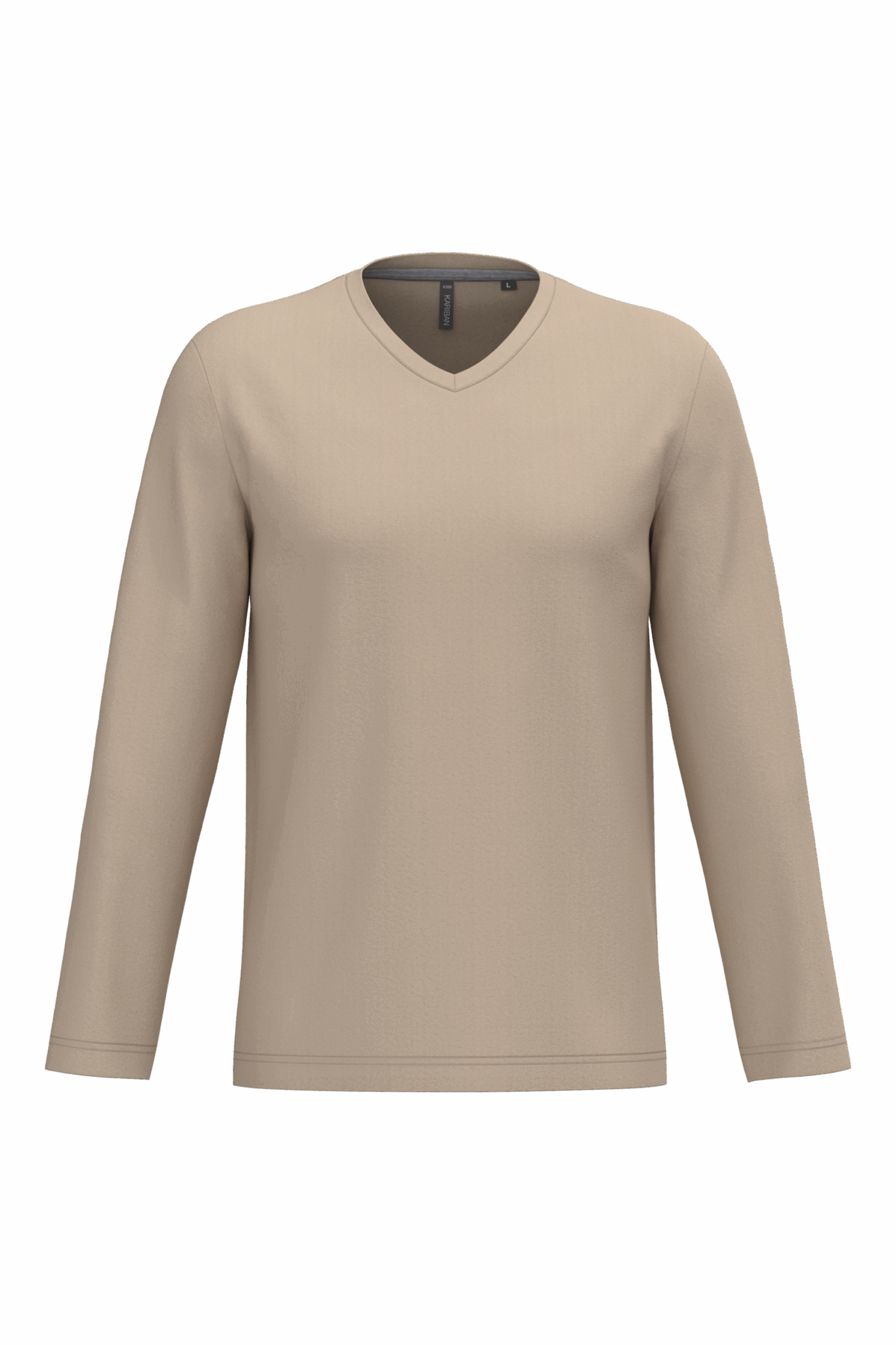 Miniature 16 pour T-shirt col V manches longues