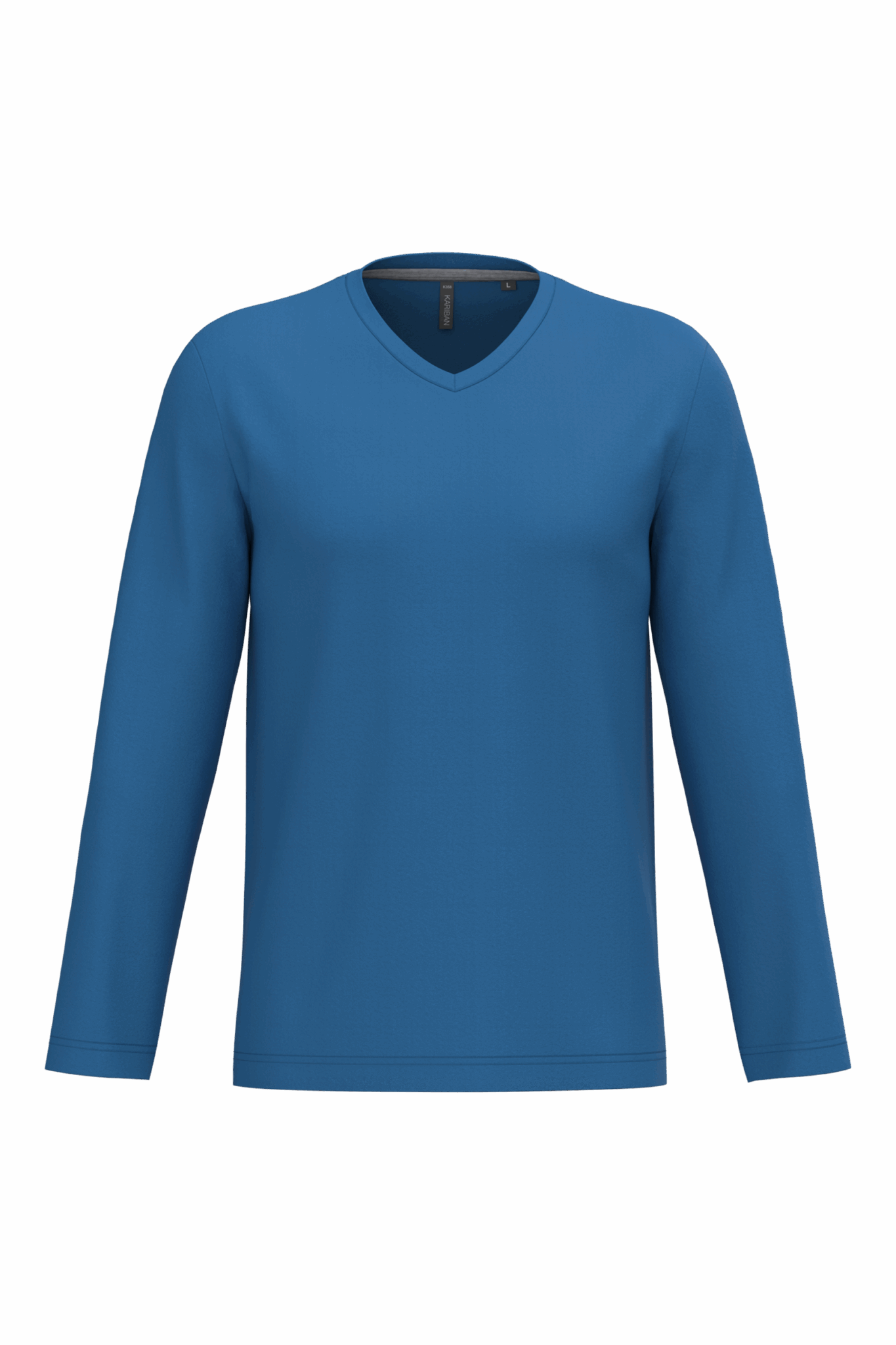 Miniature 15 pour T-shirt col V manches longues