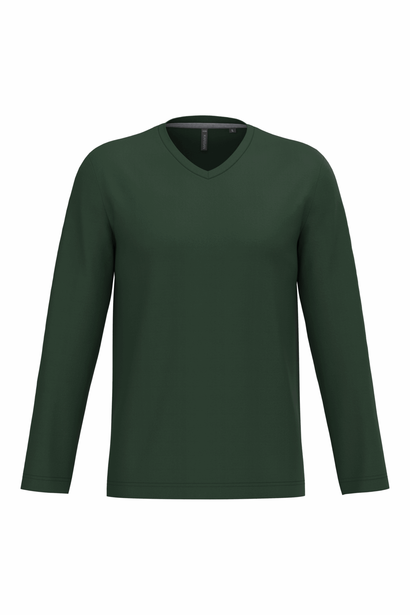 Miniature 12 pour T-shirt col V manches longues