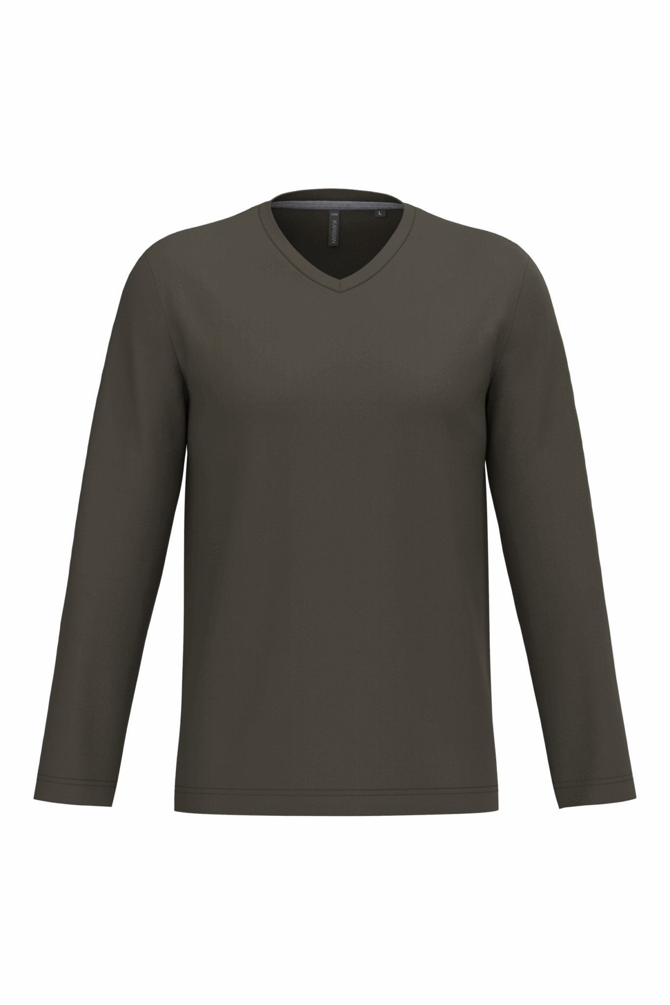 Miniature 11 pour T-shirt col V manches longues