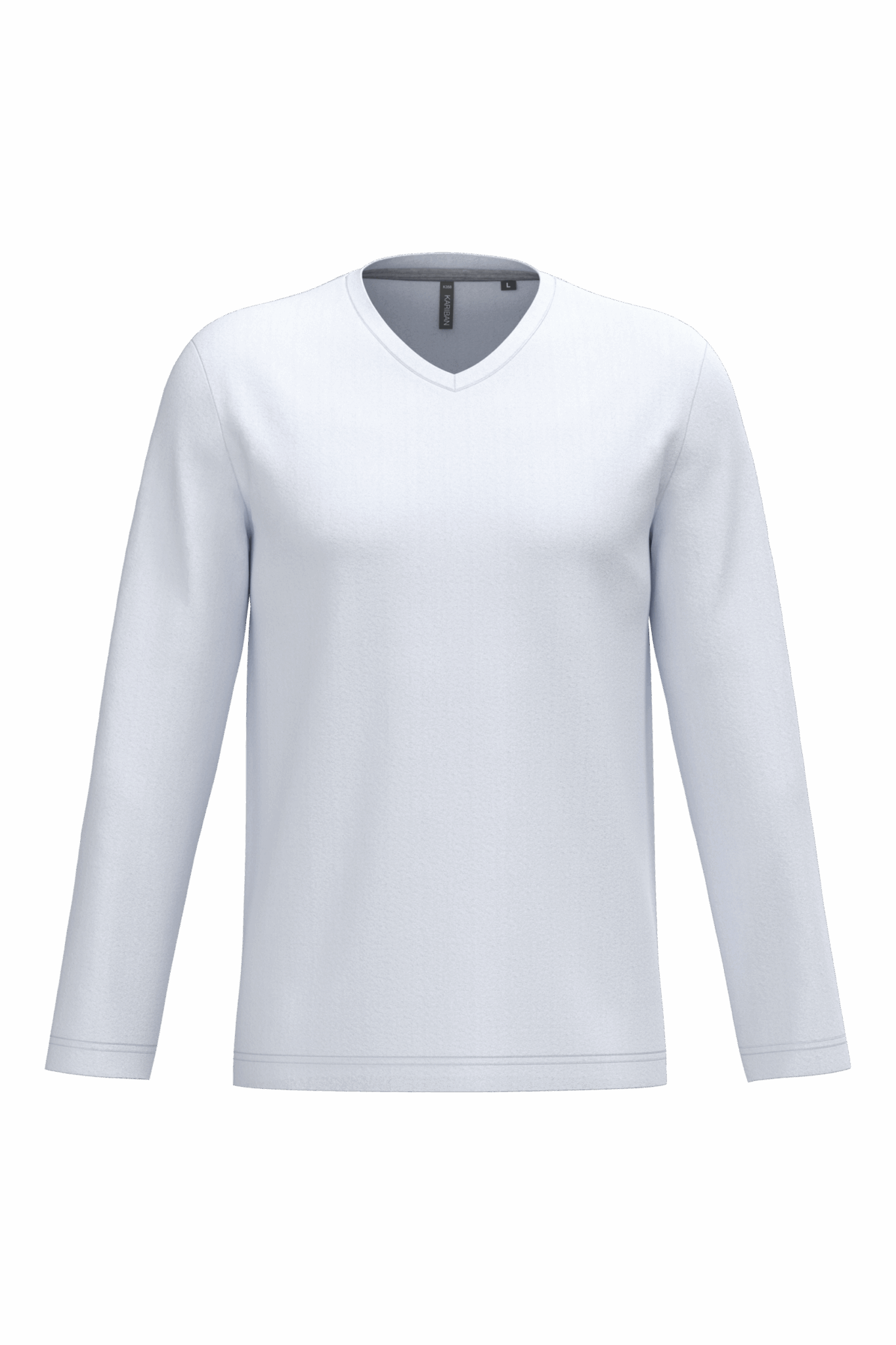 Miniature 25 pour T-shirt col V manches longues