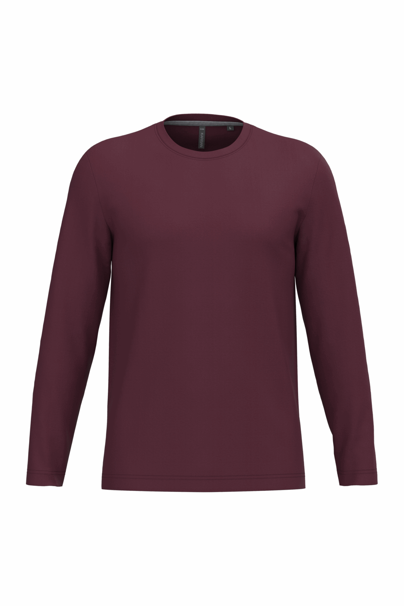 Miniature 27 pour T-shirt col rond manches longues homme
