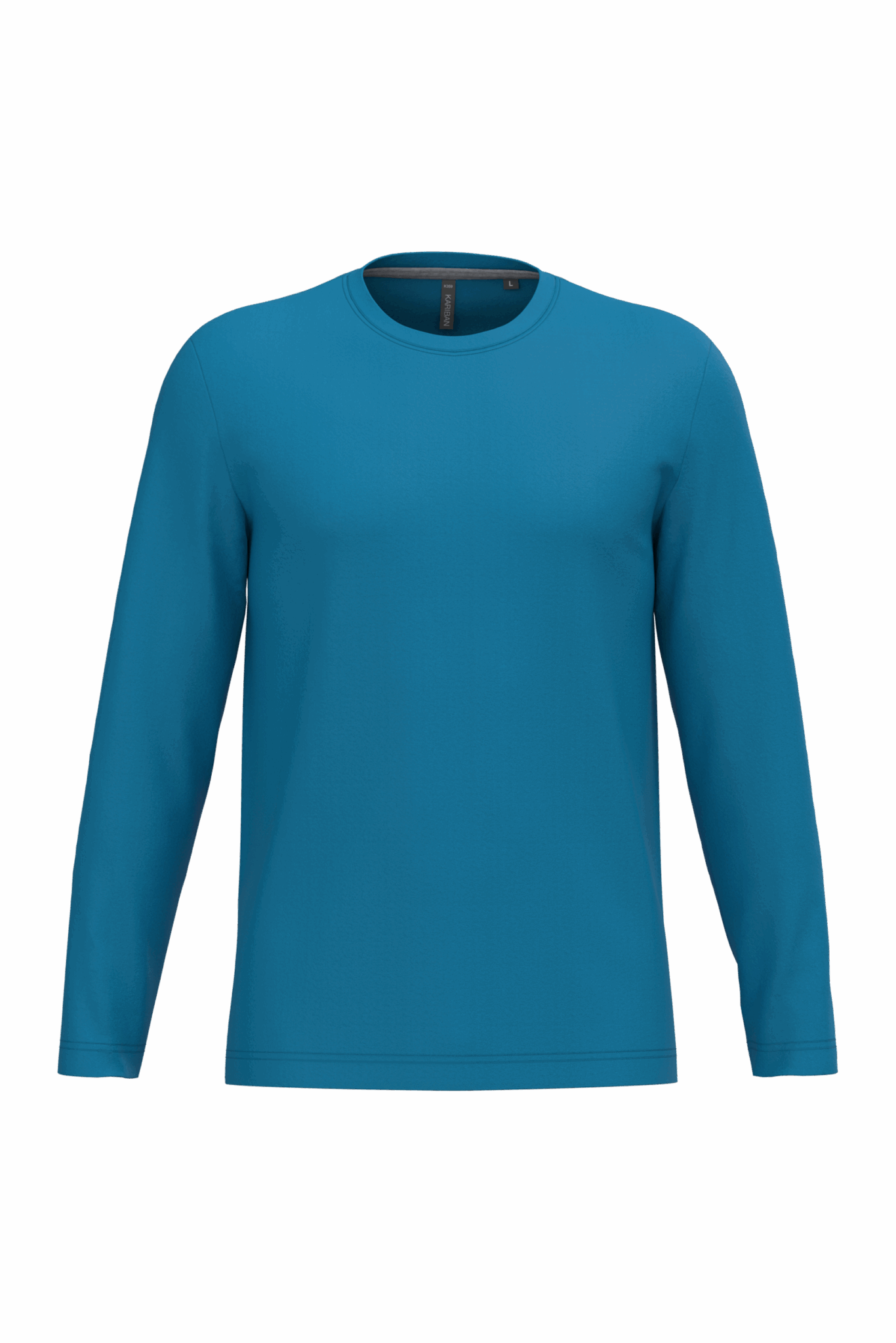 Miniature 25 pour T-shirt col rond manches longues homme
